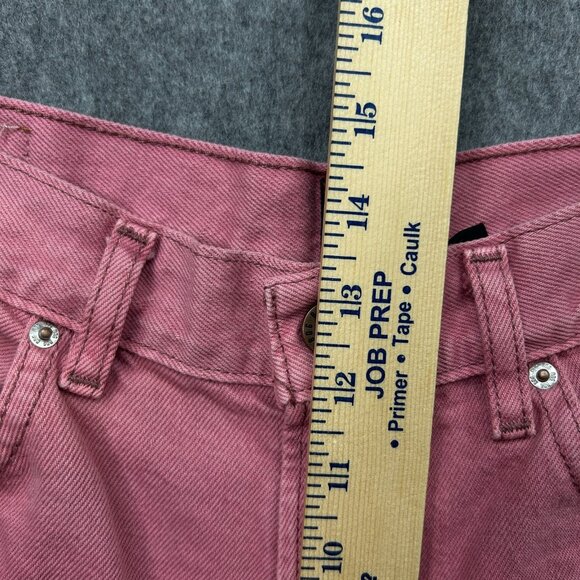 BDG Urban Outfitters High & Wide Jeans Women's Size 31 Relaxed Fit Pink Denim - Picture 12 of 15